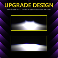 Bi-Led Matrix Bi-led antibrouillard 3.0 pouces 100W Led antibrouillard universel Led projecteur lentille 3 pouces antibrouillard