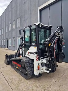 Diesel POWERED Hidromek HMK 62 Compact <b>Backhoe</b> <b>Loader</b> 4x4 Construction Machine with Front <b>Loader</b> and <b>Backhoe</b> For Sale - Product Image 3