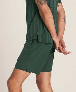 กางเกงขาสั้นเล่นเทนนิสแบบลำลองของผู้ชายผ้าแคนวาสระบายอากาศได้อย่างรวดเร็วมีโลโก้ด้านหน้าตัวเลือกกระเป๋าเอวยางยืดออกแบบสีได้ตามต้องการ - Product Image 3