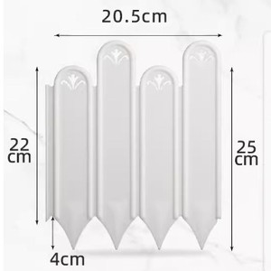 27*20cm Jardin PP Clôture Bordure Fleur Lit Aménagement Paysager Pelouse Piquet Extérieur Légumes Maison Bordure Clôture DIY Cour Plante Décoration - Product Image 1