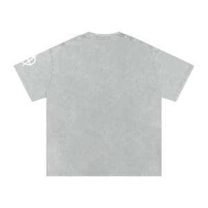 Acid Wash <b>T</b> <b>Shirt</b> Wholesale Men 100% Cotton Comfortable <b>Vintage</b> <b>T</b> <b>Shirt</b> Blank Oversized O Neck Quick Dry OEM Men's <b>T</b>-<b>shirts</b> - Product Image 4