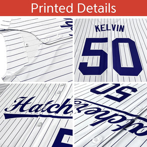 Jersey Baseball Gaya Stripe Kustom 2026 Berkualitas Tinggi, Bernapas, Cepat Kering, Anti-Bakteri, Anti-UV - Product Image 5