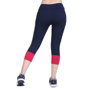 Vente en gros de Capri de sport personnalisé de haute qualité Capri de sport actif Capri de sport personnalisé pour femmes Leggings Capri de gymnastique Service OEM - Product Image 3