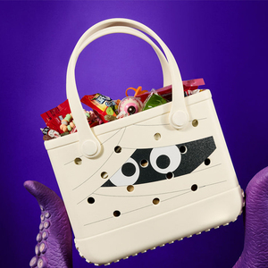Bolsa de Playa de EVA Perforada, Lavable, Reutilizable, de Gran Capacidad, con Orificios Abiertos, para Mujer, para Viajes, Compras, Fiestas de Verano, Regalo Navideño - Product Image 1