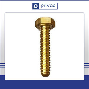 100% Pernos de cabeza hexagonal de latón Excelente calidad Amarillo natural Roscado completo Estándar DIN 933 Precio directo de fábrica - Product Image 2