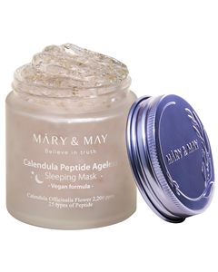 Masque de nuit en gel végétalien à la calendula et aux peptides Mary and May, 3,7 oz - Product Image 1