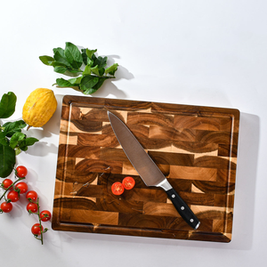 Nuevos Productos 2024 Tabla de Cortar de Madera de Acacia de 16x12 Pulgadas, Tabla para Trinchar para Pavo, Carne, Barbacoa con Ranura para Jugos - Product Image 4