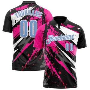 Custom sublimation polo <b>shirt</b> men's breathable embroidered golf <b>shirt</b> <b>half</b> sleeve knitted fabric <b>shirt</b> - Product Image 1