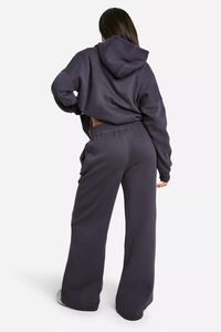 Conjunto de chándales de jersey con capucha y apliques de gran tamaño para mujer personalizado de alta calidad para mujer, chándales informales hechos a medida - Product Image 3