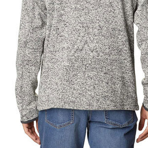 สเวตเชิ้ตมีซิปแบบครึ่งแขนของผู้ชายเสื้อสเวตเชิ้ตมีซิปแบบเรียบง่ายสีตัดกันขนาดตามสั่ง - Product Image 6