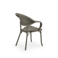 Fauteuil moderne en plastique empilable Flash-R pour l'école et l'atelier