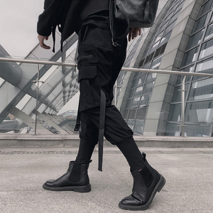 Pantalon cargo décontracté en coton grande taille pour hommes, design personnalisé, dernière nouvelle option - Product Image 4