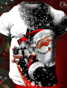 Camisetas navideñas informales a precio razonable Camiseta navideña Recién llegados Camiseta navideña más vendida para hombre - Product Image 5