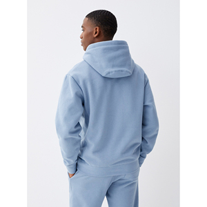 Survêtement 2 en 1 pour homme, sweat-shirt à capuche et pantalon de survêtement, logo personnalisé, léger, 600 GSM, 100% coton, hiver - Product Image 3