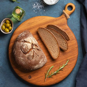 TABLERO Venta al por mayor Rectángulo sólido Tabla de cortar de madera de acacia Cocina casera Bloque de cortar de palisandro Fabricante transfronterizo - Product Image 1