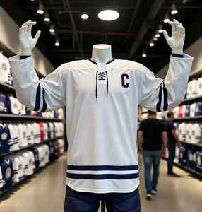 Jersey de hockey sobre hielo hecho a medida de alta calidad, nuevo diseño, uniforme transpirable de manga larga, venta al por mayor, ropa de hockey sobre hielo 2025 - Product Image 4