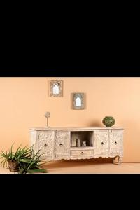 Armoire extensible traditionnelle en bois massif minimaliste élégante, fabriquée à la main, salon, école, texture lisse, plusieurs compartiments - Product Image 2