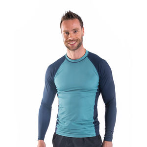 Rashguard MMA personnalisable léger à manches longues, respirant, compressif, impression par transfert thermique, Spandex/Polyester - Product Image 6