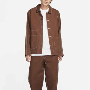 Gran oferta 2025 camisa de manga larga de moda de Color sólido de alta calidad para hombre/100% algodón transpirable cuello redondo camisas para hombre a la venta - Product Image 3