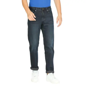 New Arrival <b>Men's</b> High Quality Slim Fit Denim <b>Jeans</b> Mid Waist Casual Distressed Street-wear Autumn denim <b>jeans</b> - Product Image 3