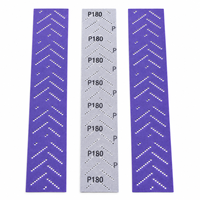 Vente directe usine – Accepte OEM/OBM/ODM – Disque de ponçage violet 70*420mm P40-P800 sur base papier avec support Velcro pour polissage automobile