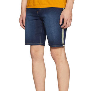 Shorts en jean pour hommes en tissu respirant, dernier design, service OEM - Product Image 1