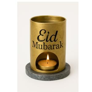Soporte de luz de té con Base de mármol rojo vibrante para decoraciones Eid Ramadan decoración festiva para el hogar con uso aromático para primavera y verano - Product Image 4