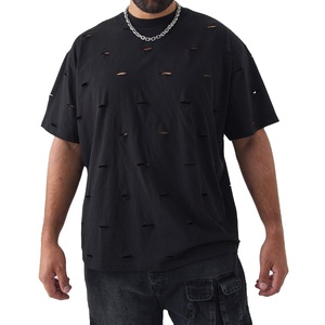 เสื้อยืดผู้ชายผ้าฝ้ายระบายอากาศได้ดีสีพื้น - Product Image 3