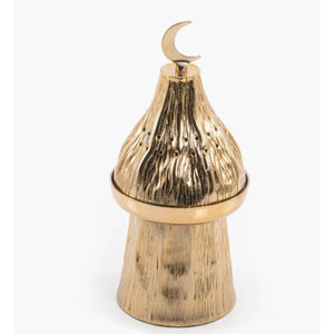 Chandelier en métal doré au design unique Bougeoir décoratif de l'Aïd Al-Fitr Lanterne islamique pour la décoration de la maison à bas prix - Product Image 4