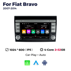 MEKEDE - Unidad Principal de Reproductor Multimedia para Automóvil con Android, GPS, Navegación, Carplay, para <span class=keywords><strong>Fiat</strong></span> <span class=keywords><strong>Bravo</strong></span> de 7 Pulgadas, 2007-2014 - Product Image 2