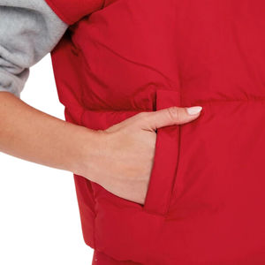 Gilet matelassé pour femme de haute qualité avec fermeture éclair, style décontracté, imperméable et respirant, impression personnalisée de couleur et de logo - Product Image 3