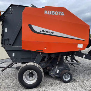 Kubota BV4160 Round Baler Farm Tractor Attachment Small <b>Straw</b> Hay Baler Machine with Engine for Agriculture Use Factory Price - Product Image 2