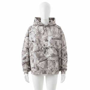 Sweat à capuche surdimensionné de qualité supérieure avec motif camouflage personnalisé, 100% coton molleton, GSM élevé, tendance, design personnalisé pour unisexe - Product Image 3