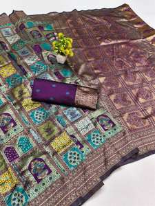 ส่าหรีที่ดูสวยงามสวมใส่สำหรับงานปาร์ตี้ - Product Image 2