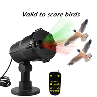 Contrôle de la lumière laser oiseau chat cerf renard dissuasifs pour jardins extérieur plug in et IP65 étanche détecteur de mouvement dissuasif