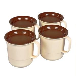 Tazas y tazas de café de cerámica blanca mate Juego de servidor de ensalada de madera y resina más vendidos y utensilios Artículos hechos a mano - Product Image 3