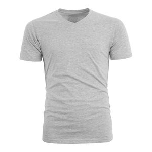 Camiseta de Cuello en V para Hombre, Diseño Nuevo, Personalizada, de Buena Calidad, Algodón, Corte Holgado, Camiseta de Cuello en V para Hombre - Product Image 5