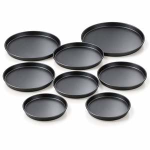 Fida Ensemble de 9 moules à pizza antiadhésifs simples 22 cm Professionnel - Product Image 2