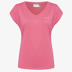 Trendy Women's T Shirt Puff Sleeves Soft Breathable Cotton Blend Stylish Casual Terry Includes <b>Gloves</b> for Fashion Forward Look - Product Image 5