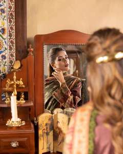 Salwar kamez ชุดผ้าไหมสีสวยสำหรับผู้หญิงชุดปาร์ตี้ฤดูร้อน - Product Image 2