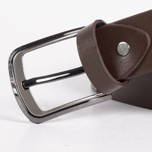 Cinturón formal de cuero vacuno clásico para hombre de alta calidad, para uso profesional y empresarial, cinturones de cuero genuino de lujo de Pakistán - Product Image 3