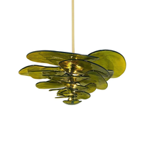 Vente en gros de luminaires italiens de Murano vintage faits à la main en verre ambré pour restaurant, maison et chambre à coucher