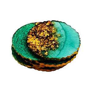 Posavasos Clásicos de Resina Ecológica de 5 mm de Grosor para Uso en el Hogar, Hoteles y Restaurantes - Opciones Multicolores - Product Image 6