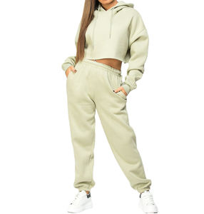 Pantalones de chándal holgados de talle alto lisos de gran tamaño para mujer, pantalones de chándal con logotipo personalizado para mujer, pantalones deportivos de verano con cintura elástica - Product Image 4