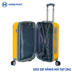 กระเป๋าเดินทางเปลือกแข็ง ABS ขนาด20/24นิ้วมีล้อหมุนรถเข็นอลูมิเนียมทนทาน - Product Image 5