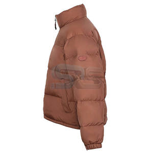 Chaqueta acolchada ajustada de calle para hombre con logotipo personalizado recién llegada chaqueta de invierno transpirable ligera y elegante para exteriores al por mayor - Product Image 3