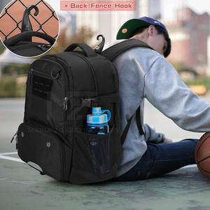 Sac à dos de basketball multifonctionnel personnalisable en nylon de haute qualité avec grande capacité, sac d'entraînement et rangement pour chaussures, design tout-en-un - Product Image 6
