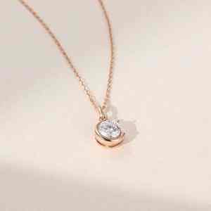 Exquisito Collar con Colgante de Moissanita Corte VS1 Color D, Estilo Hip Hop, Chapado en Oro de 1 Quilate, Plata de Ley 925 - Product Image 2