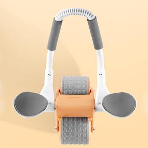 ล้อบริหารหน้าท้องแบบเด้งกลับอัตโนมัติ อุปกรณ์ฝึกความแข็งแรงของแกนกลางลำตัวและหน้าท้อง พร้อมที่รองข้อศอกและแผ่นกันลื่น - Product Image 4