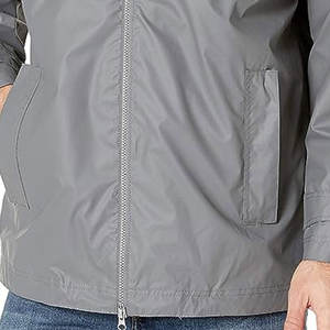 Veste de pluie de qualité supérieure à quantité minimale de commande bas pour hommes grande taille veste de pluie imperméable et coupe-vent pour hommes avec prix de gros OEM - Product Image 2